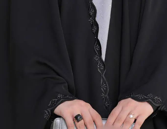 ✨چادر عبایی تمام گلدوزی