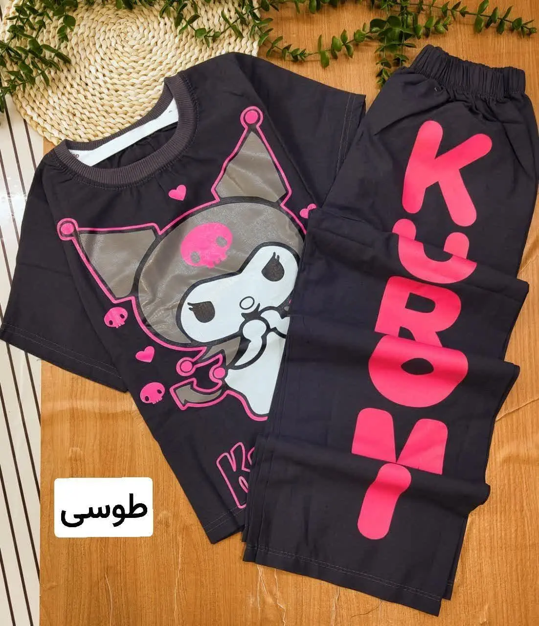 ست کراپ شلوار کرومی۶۱