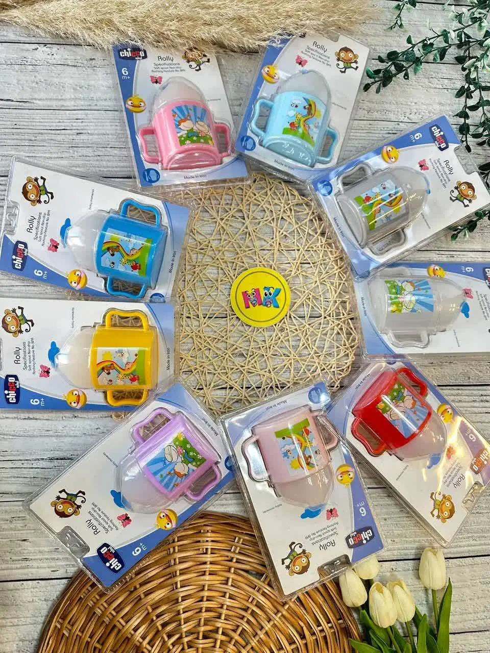 لیوان آبخوری دوکاره چیکو (Chicco) وکیومی نوزادی و کودک کد ۴۱۱۰۰۱