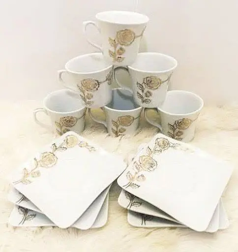 سرویس چینی مارک پردیس گل برجسته
