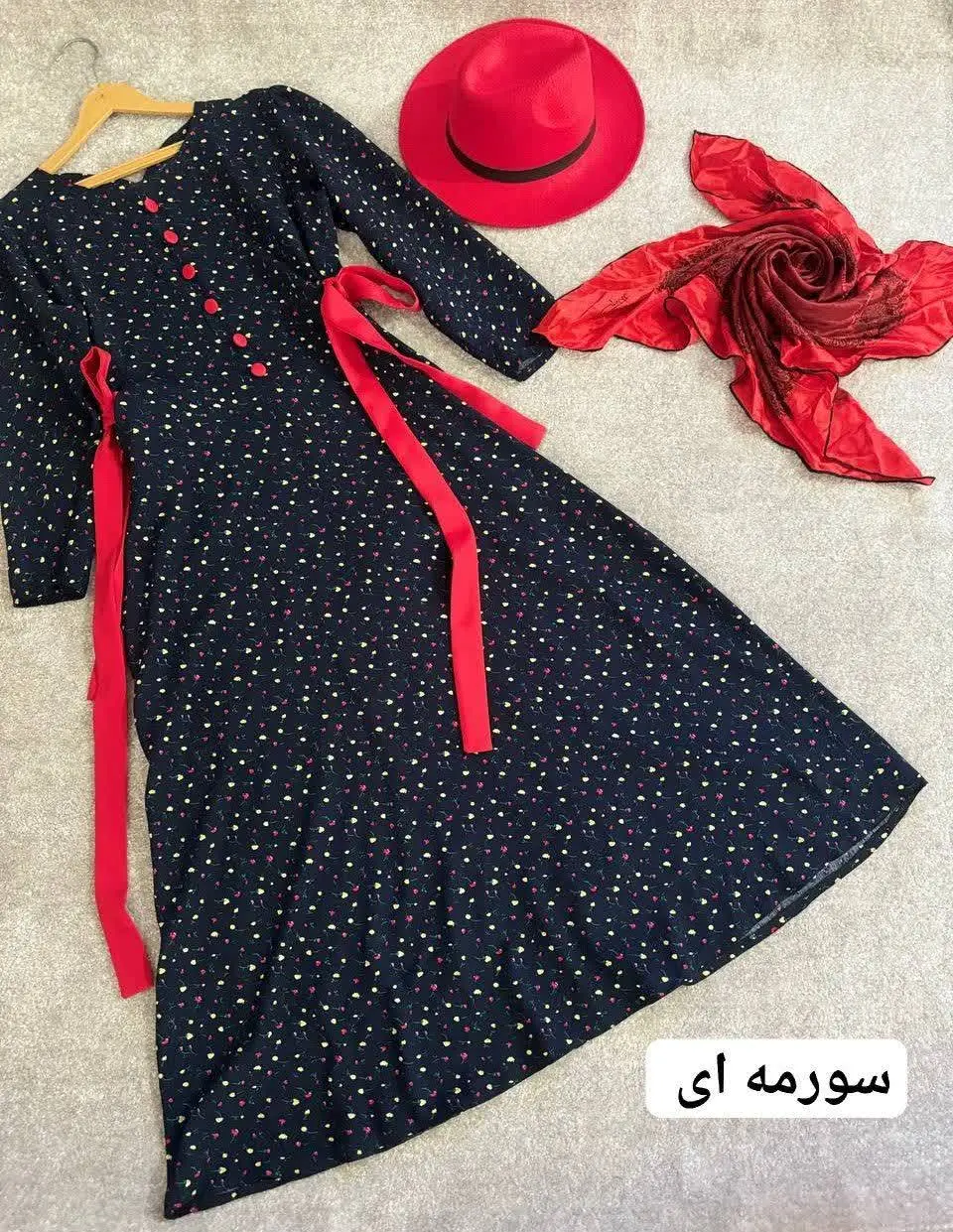 🌸 نام: ست مانتو پیراهن