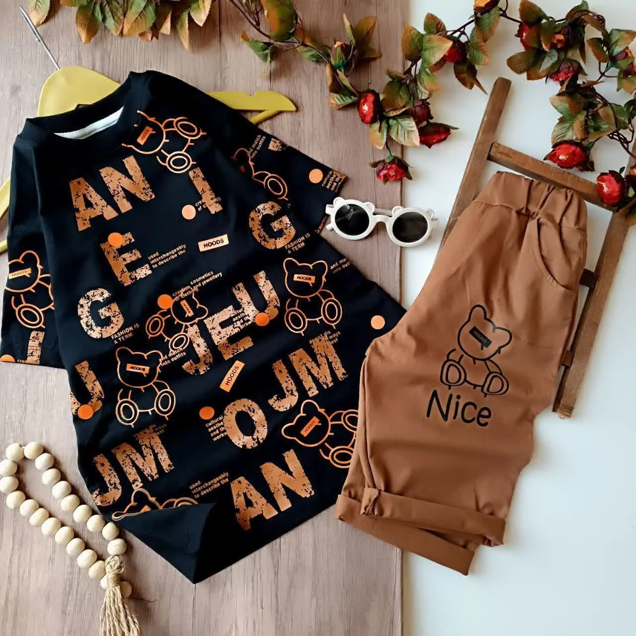 👚نام: 💣ست جذاب حروف انگلیسی و خرس🐻🐻
