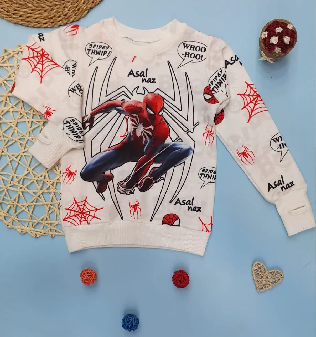 👚بلوز فینگردار مرد عنکبوتی