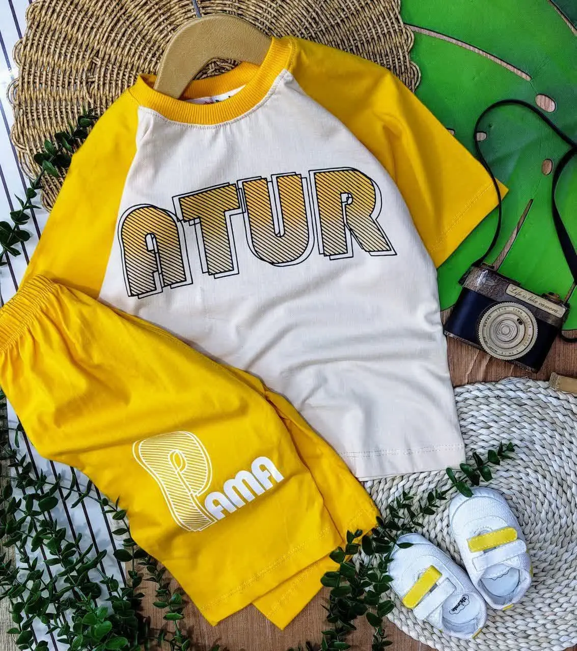 ست تیشرت شلوارک پسرانه ATUR