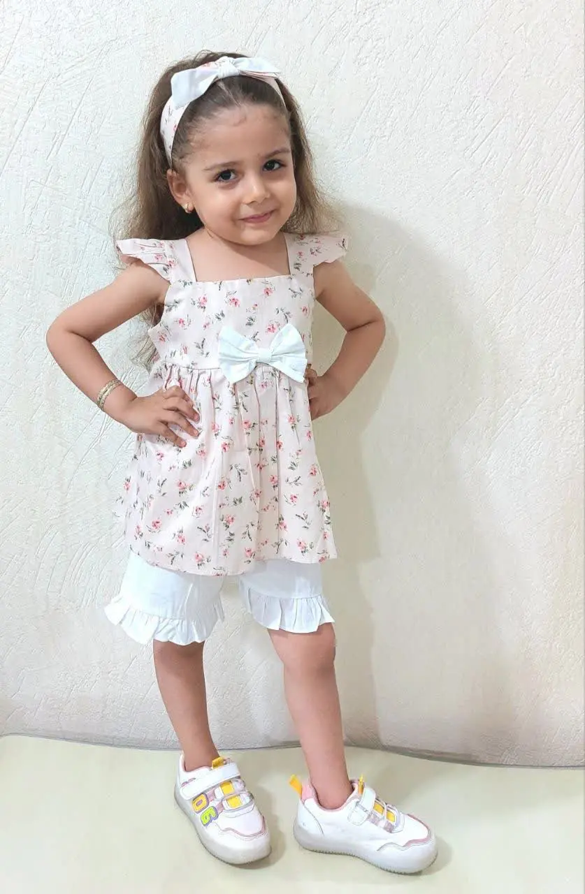 👚نام: سارافون + شورتک + هدبند 😍