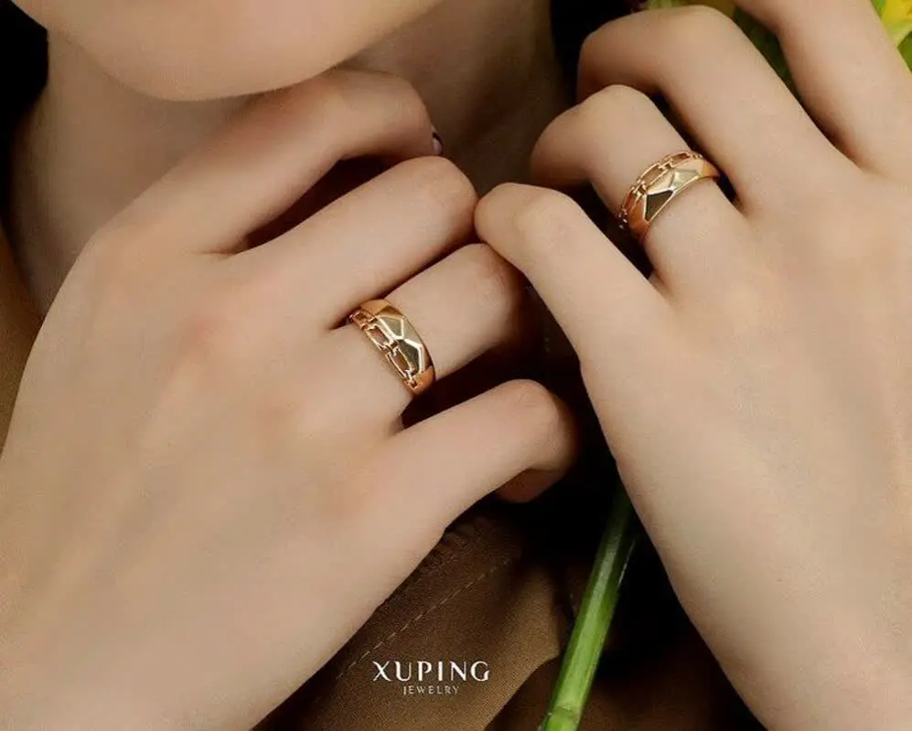 #انگشتر آینهای زنجیری از برند ژوپینگ✨💍