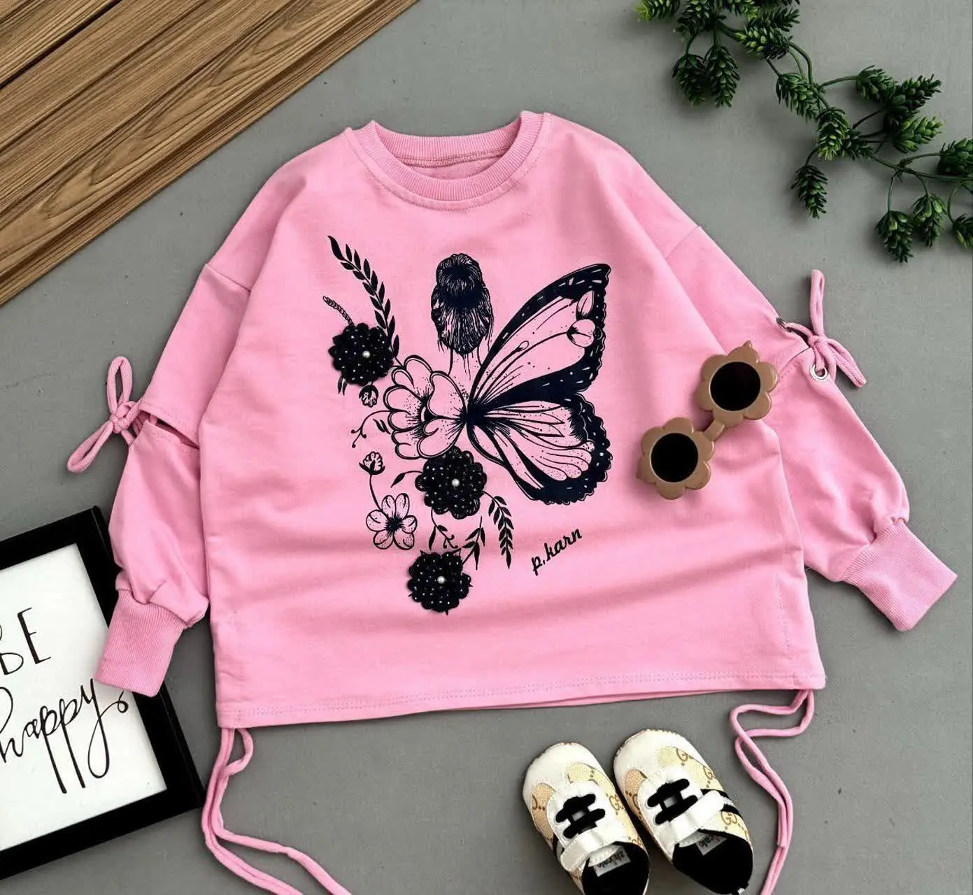 🍃مدل لش، باچاپ قاصدک وپروانه🦋