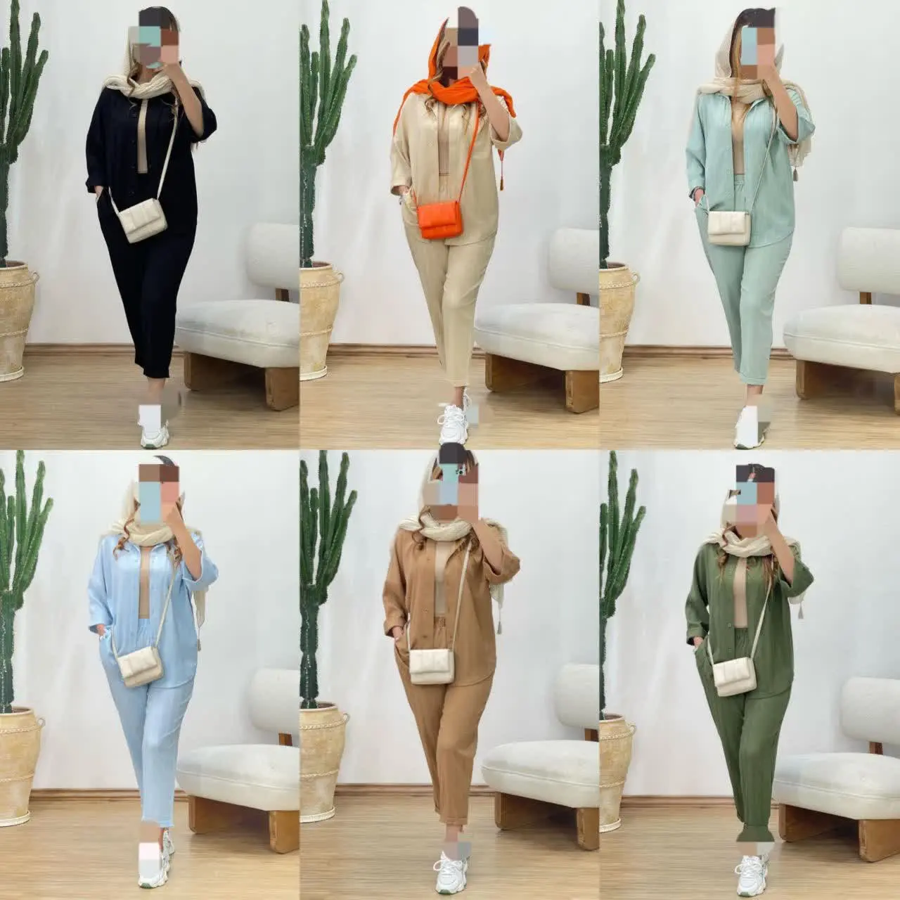 ستهای لینن همیشه جز ترندها بودن 🦄 یک تیرو دونشون هم هستن میتونید هرکدوم رو بصورت مجزااستفاده کنید ❣