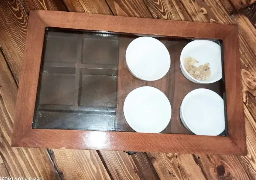 جعبه دمنوش چوبی سالم