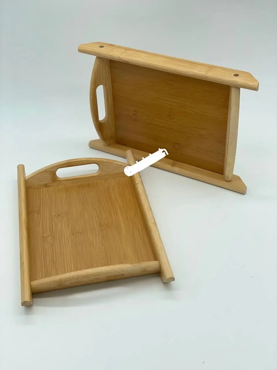 سینی کوچک چوبی دسته دار