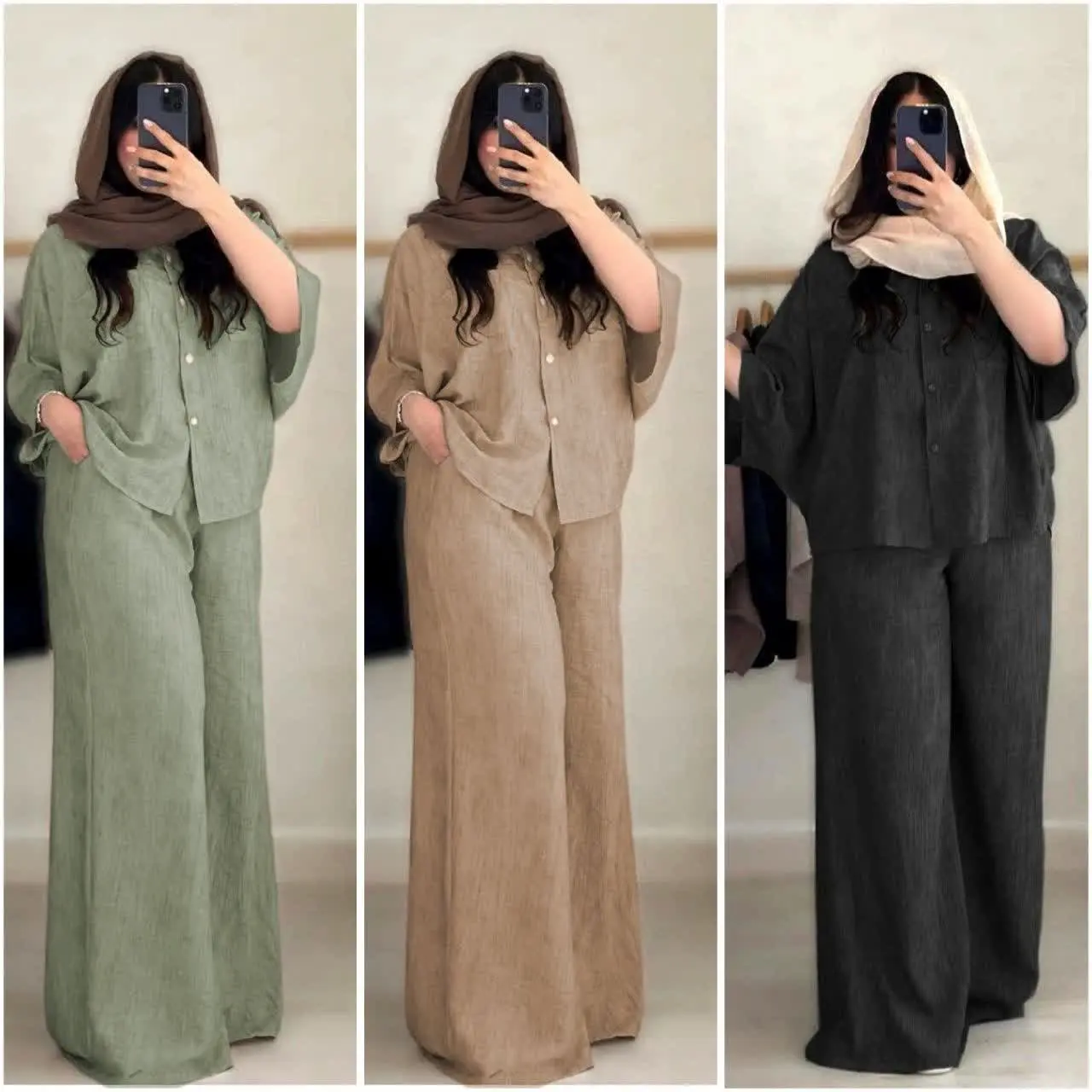 👚نام: ست شومیز و شلوار نازلی