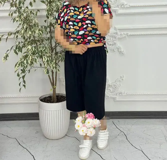 کراپ شلوارک نخی و ابروبادی ۶۰۱۷