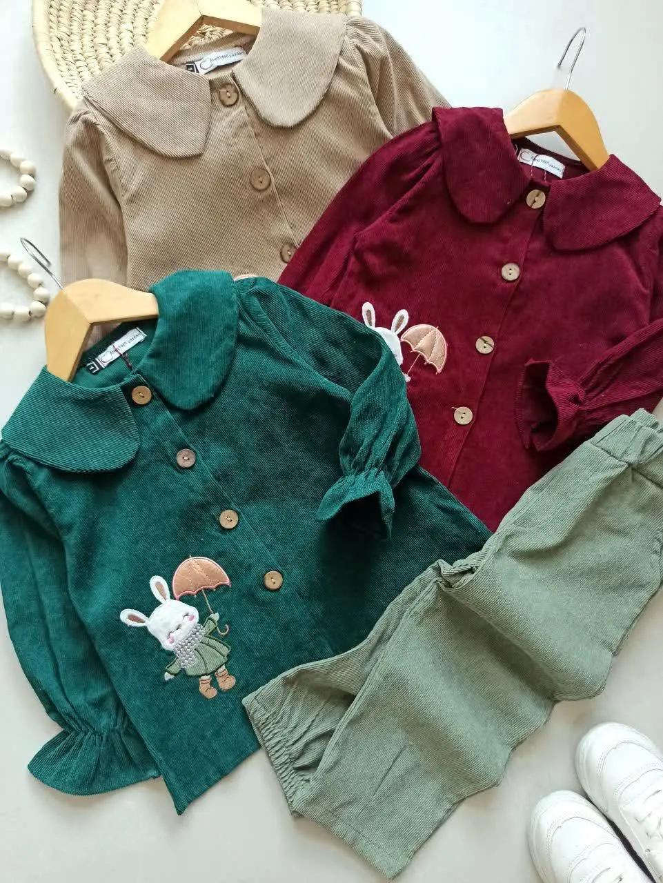 👚نام: ست بلوز شلوار خرگوش🐰 و چتر☂