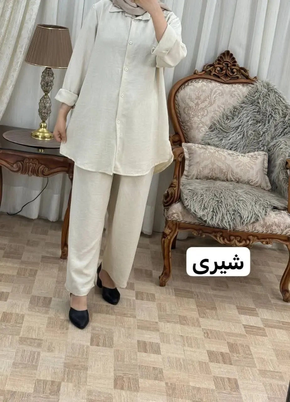 #ست #مانتو و #شلوار اهورا