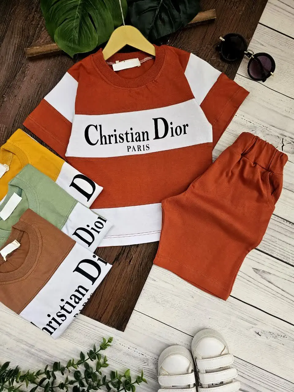 تیشرت شلوارک پسرانه dior