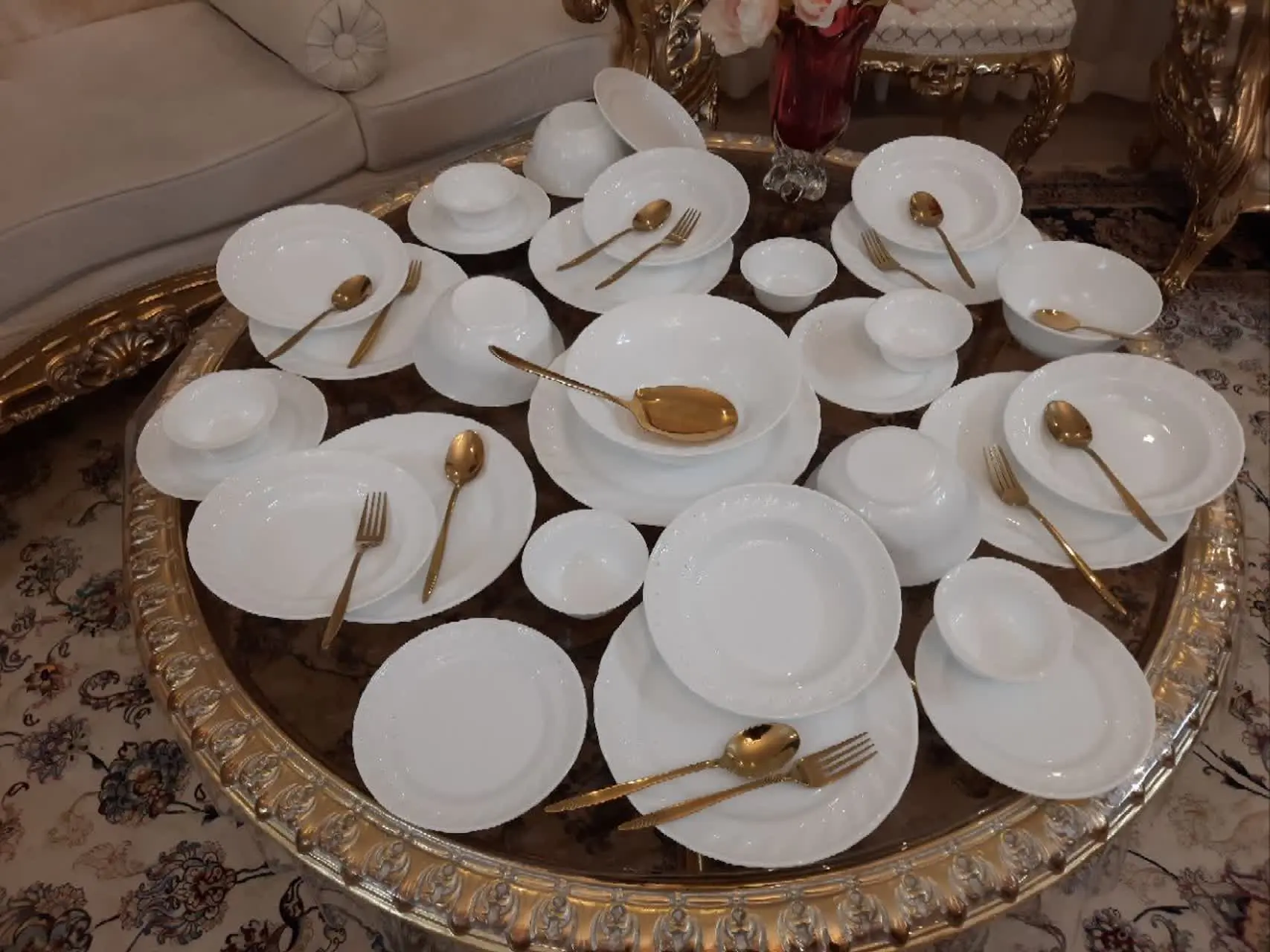 🌿ارکوپال دورپیچ ۱۲ نفره نو