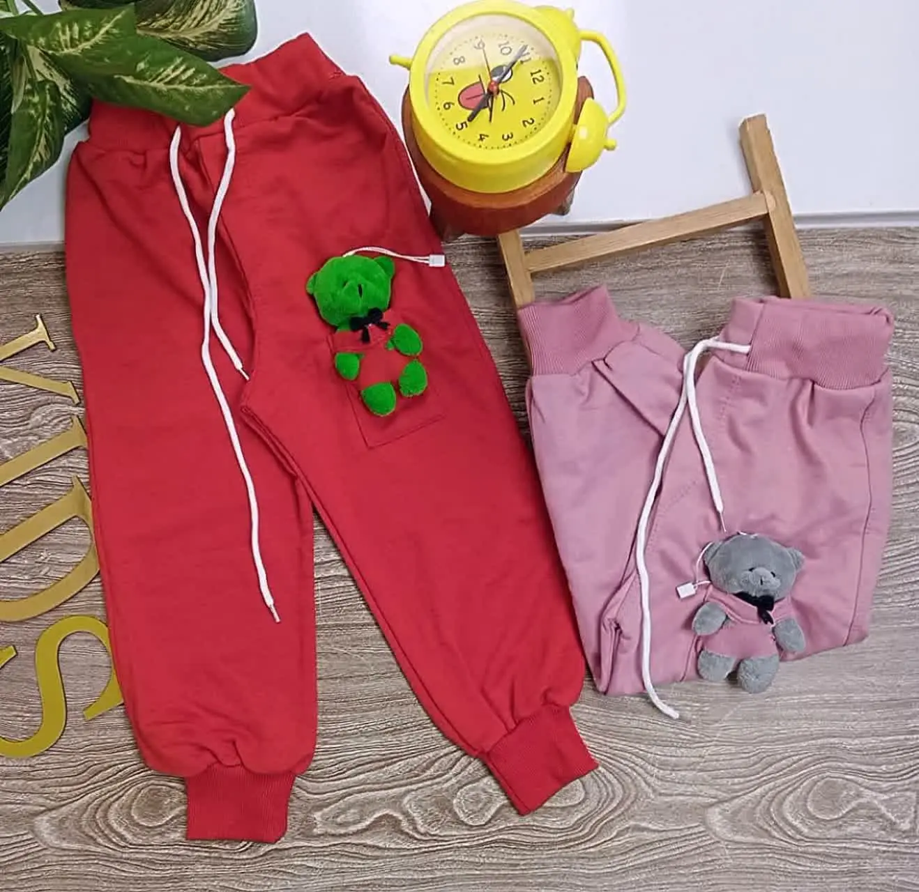 شلوار عروسک خرسی