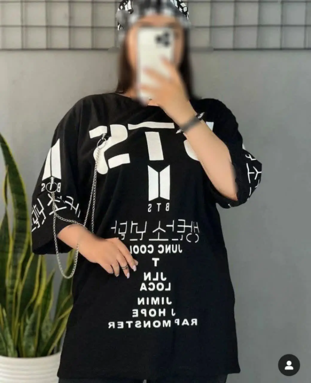 ❤️نام: تیشرت لانگ BTS ۱۶