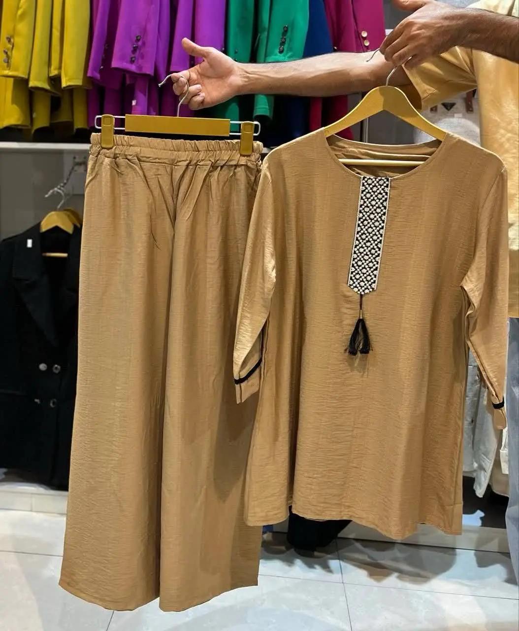 🌻نام: ست تونیک شلوار ساناز