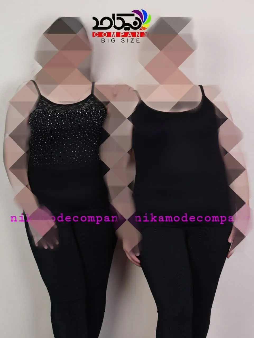 🆕️ 🛍 تاپ بیگ سایز نگینی، مناسب زیر کت و مانتو، جنس ویسکوز کش با همون کیفیت همیشگی، جنس اصلی , متفاوت از نمونههای مشابه