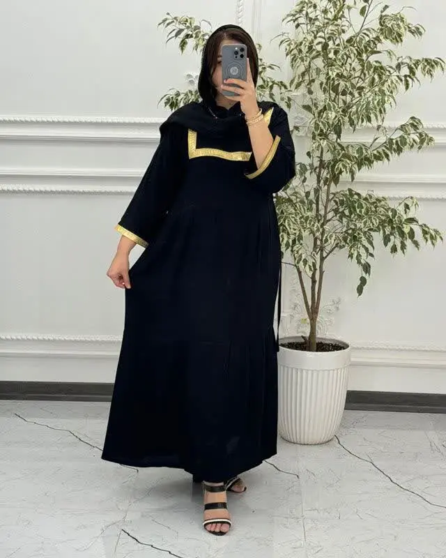 پیراهن دریا نوار طلایی
