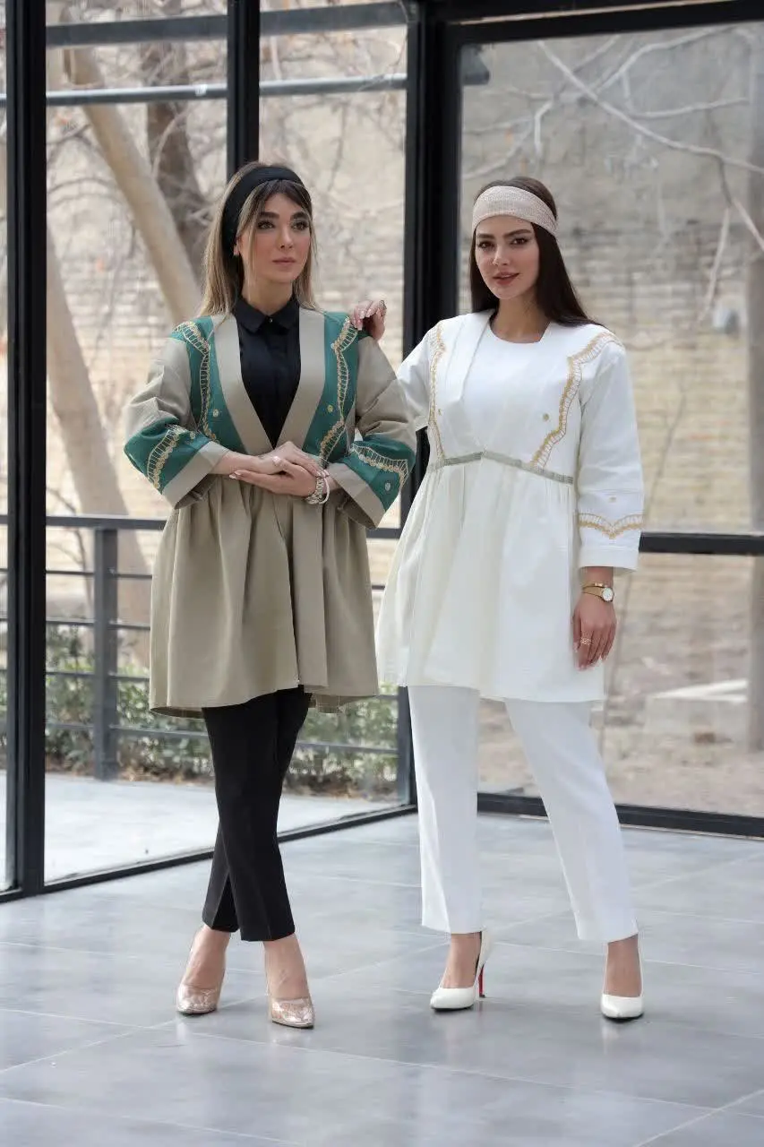 مانتو کتی طلاکوب ارغوان