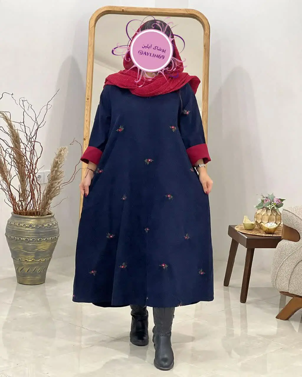پیراهن زیبای رز