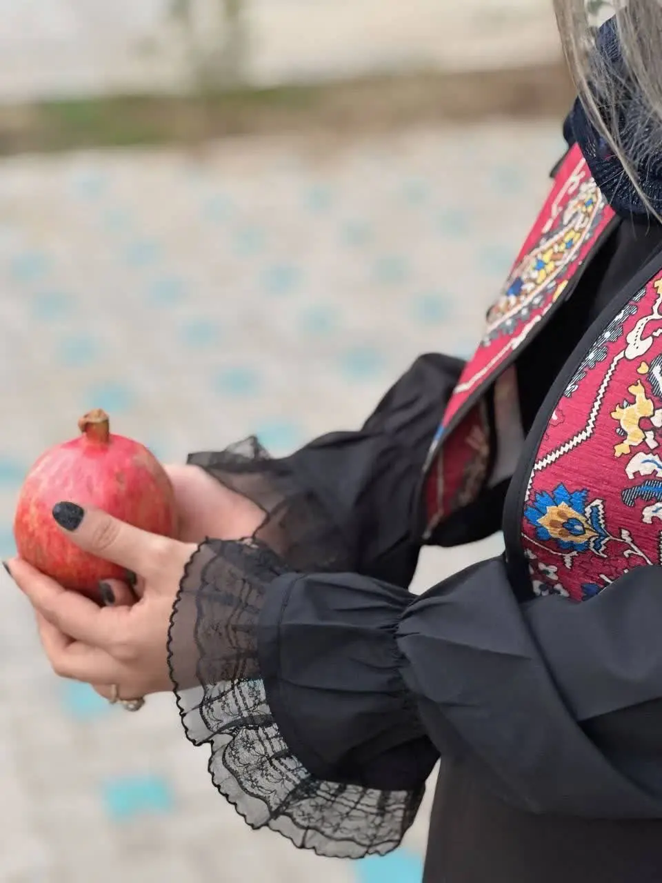 مدل که کار تنش هست سایز ۴۶ و قد ۱۶۰