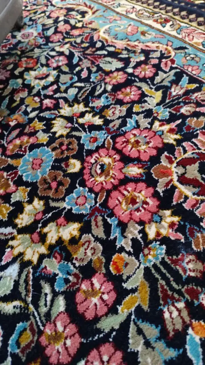 یک جفت فرش۹ متری رنگ سورمهای