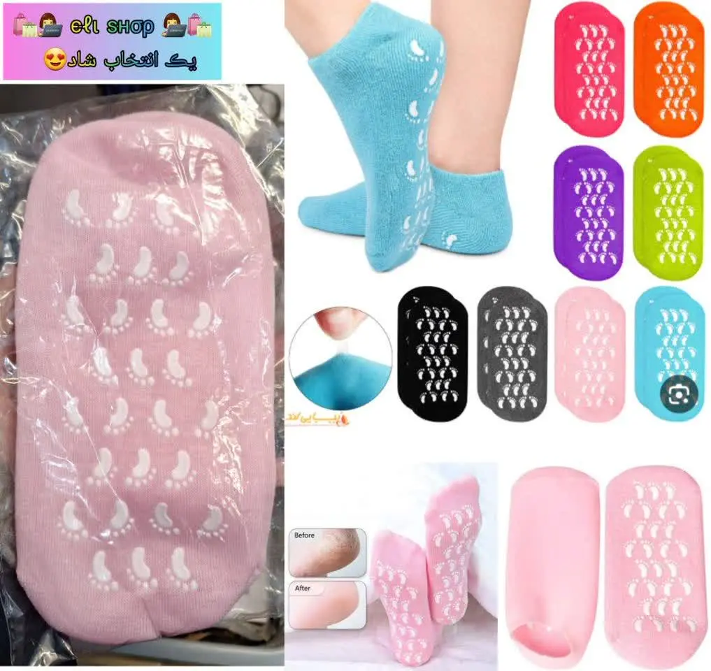 جوراب سیلیکونی ژلهای ترک پا🦶🧦