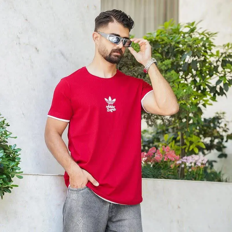 🏆تیشرت مردانه Adidas قرمز مدل T۶۰