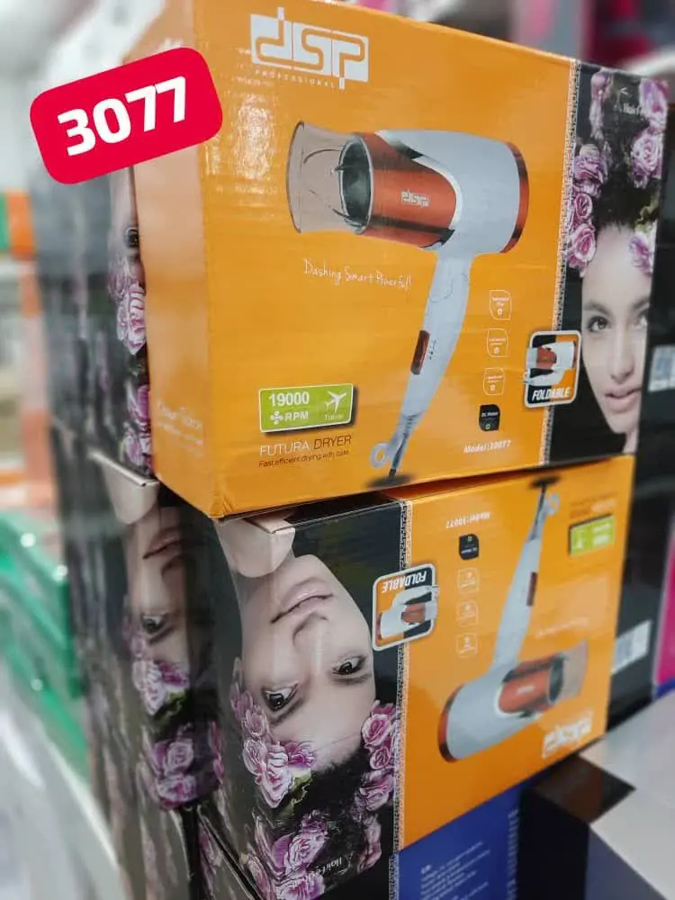 *👰🏻سشوار مسافرتی دی اس پی مدل ۳۰۷۷ قیمت ۷۹۰ ت💫