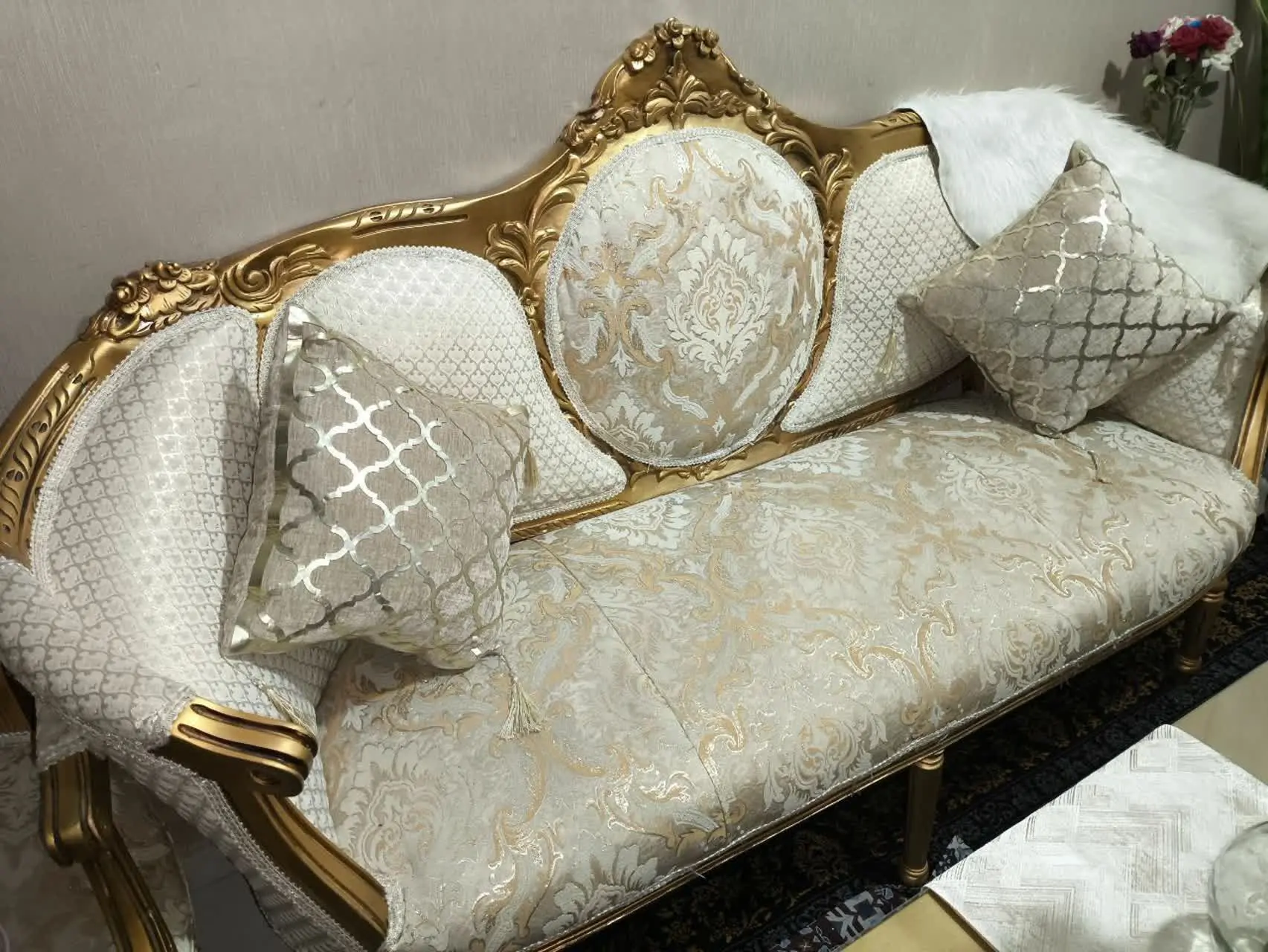 مبل استیل ۹نفره درحدنو سالم