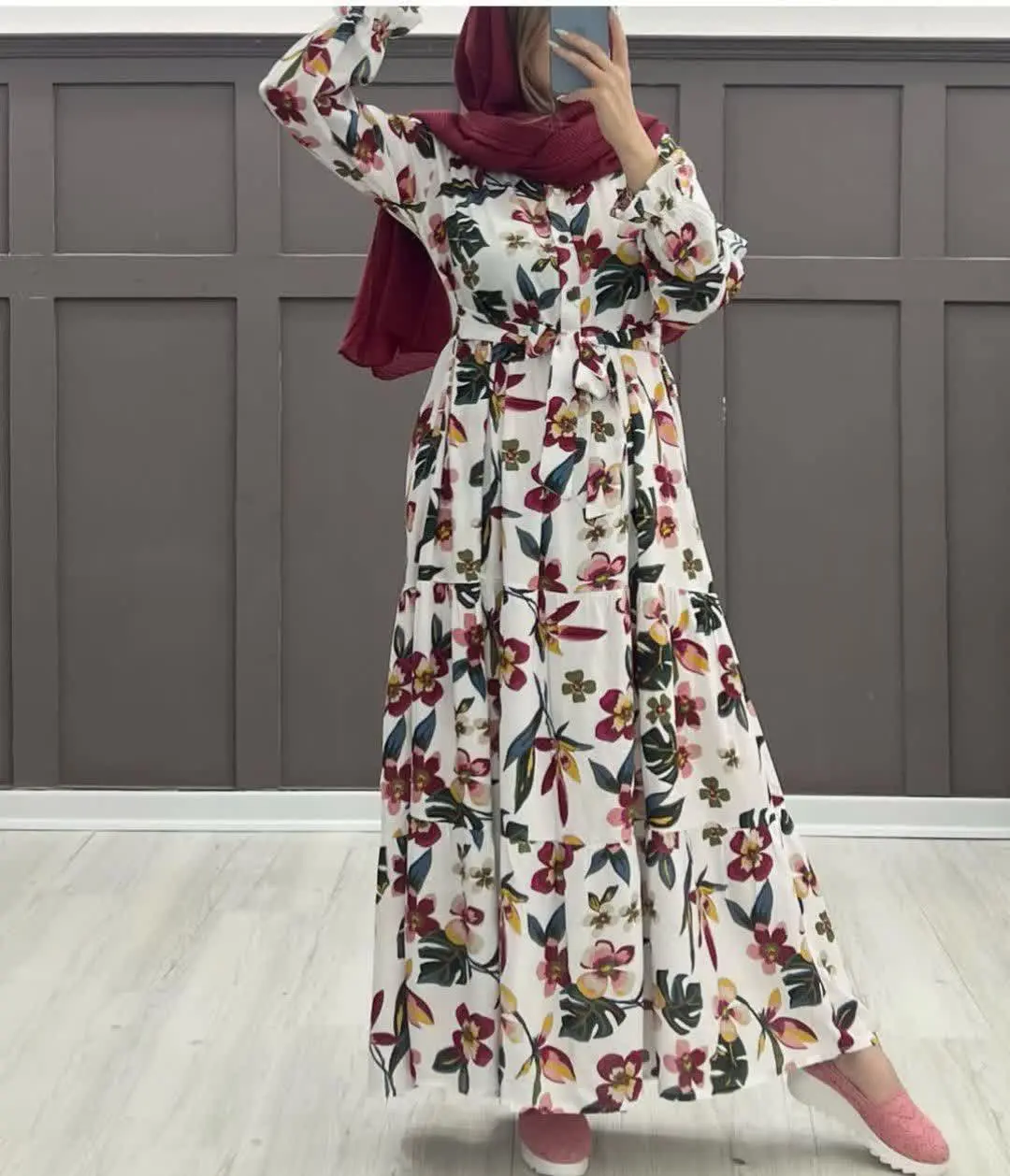 پیراهن دانژه جلو دکمه