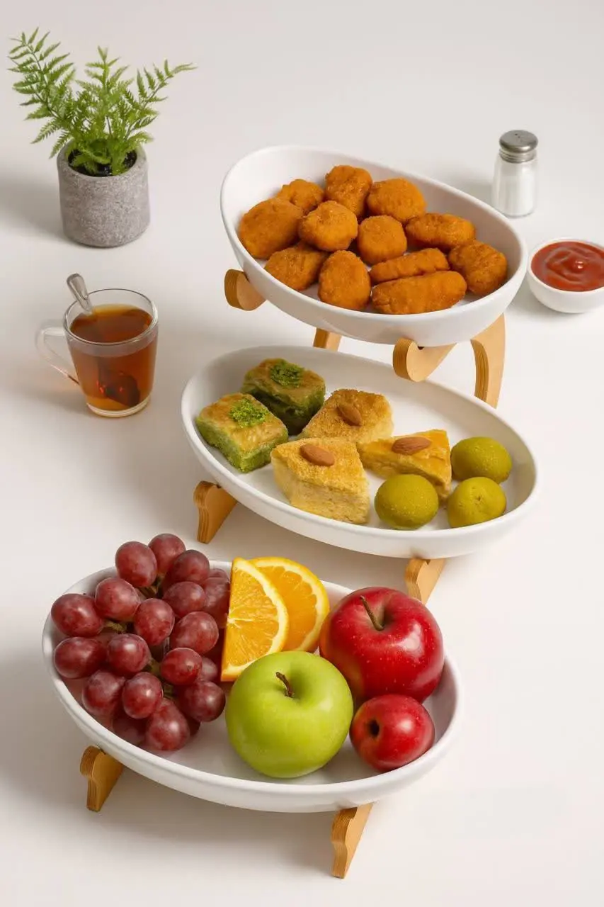 💥استند پذیرایی چوب سرامیک💥