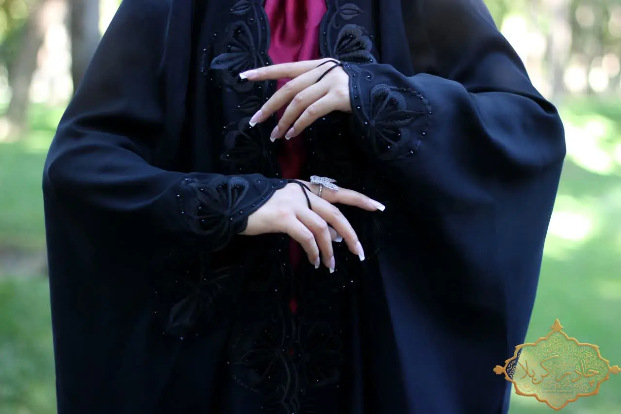 ♦️ مدل: جده عبایی، آسنات (گلدوزی جلوکار)