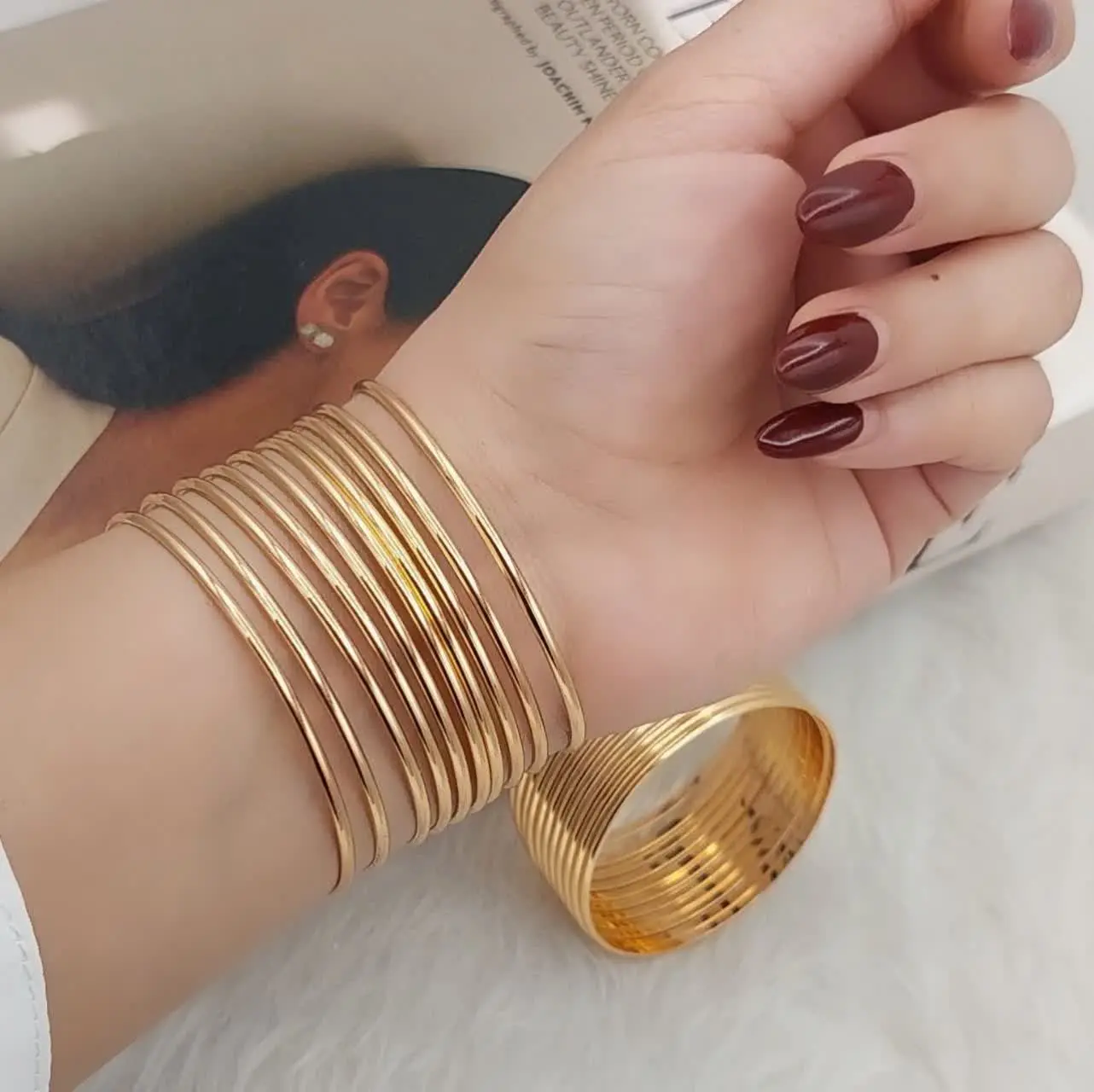 النگو ۲میل آینه ای دامله✨💥