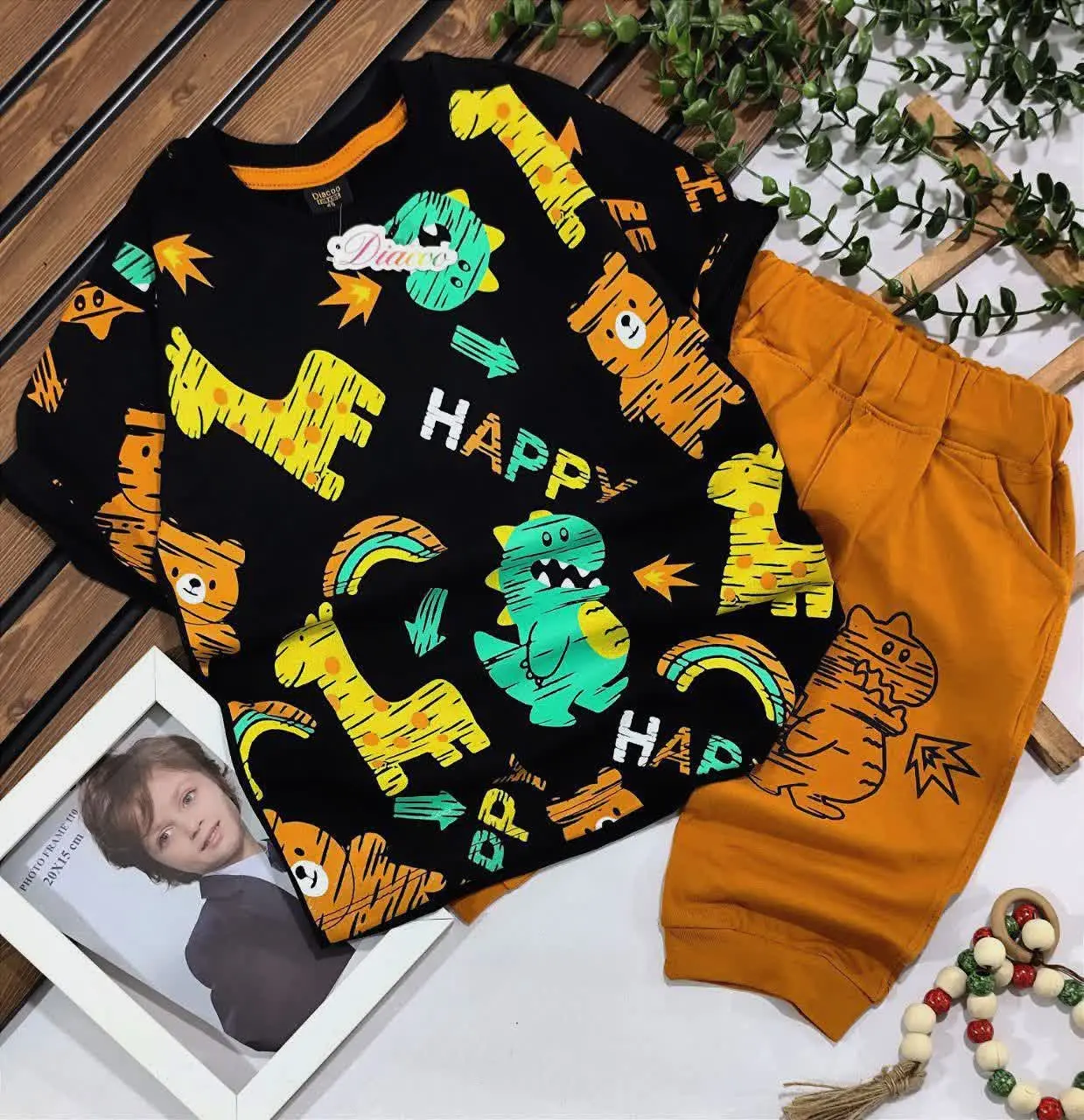 👚نام: حیوانات خوشحال آستین کوتاه😍