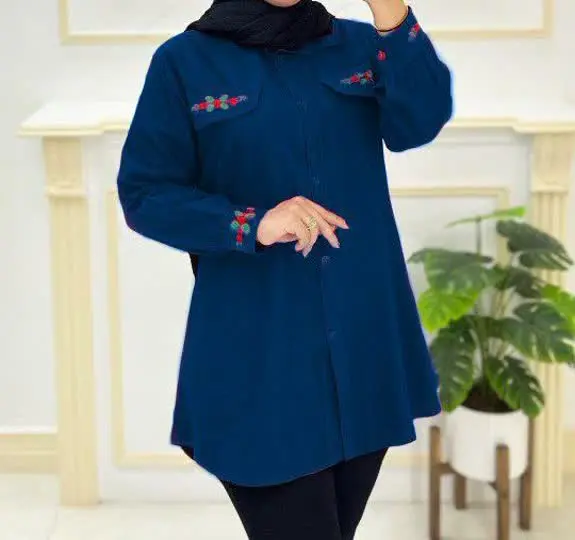 💞شومیز مانتویی شیک گل رز💞