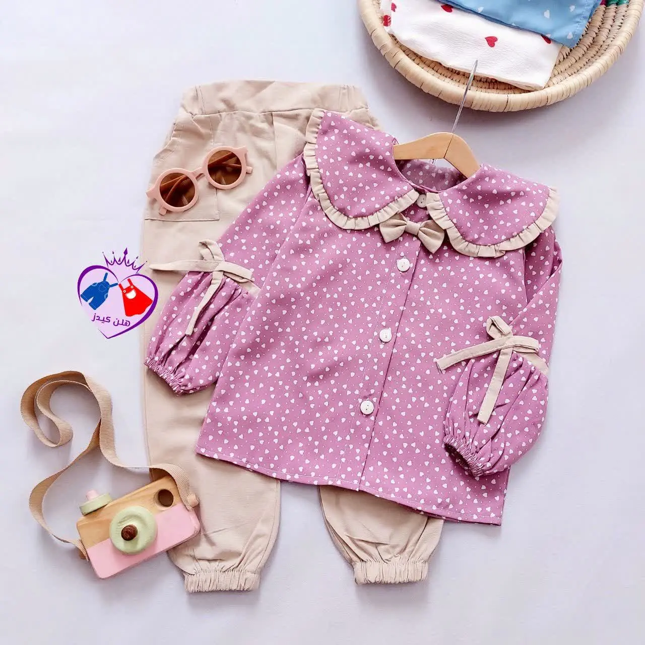 شومیز شلوار قلبی 😍