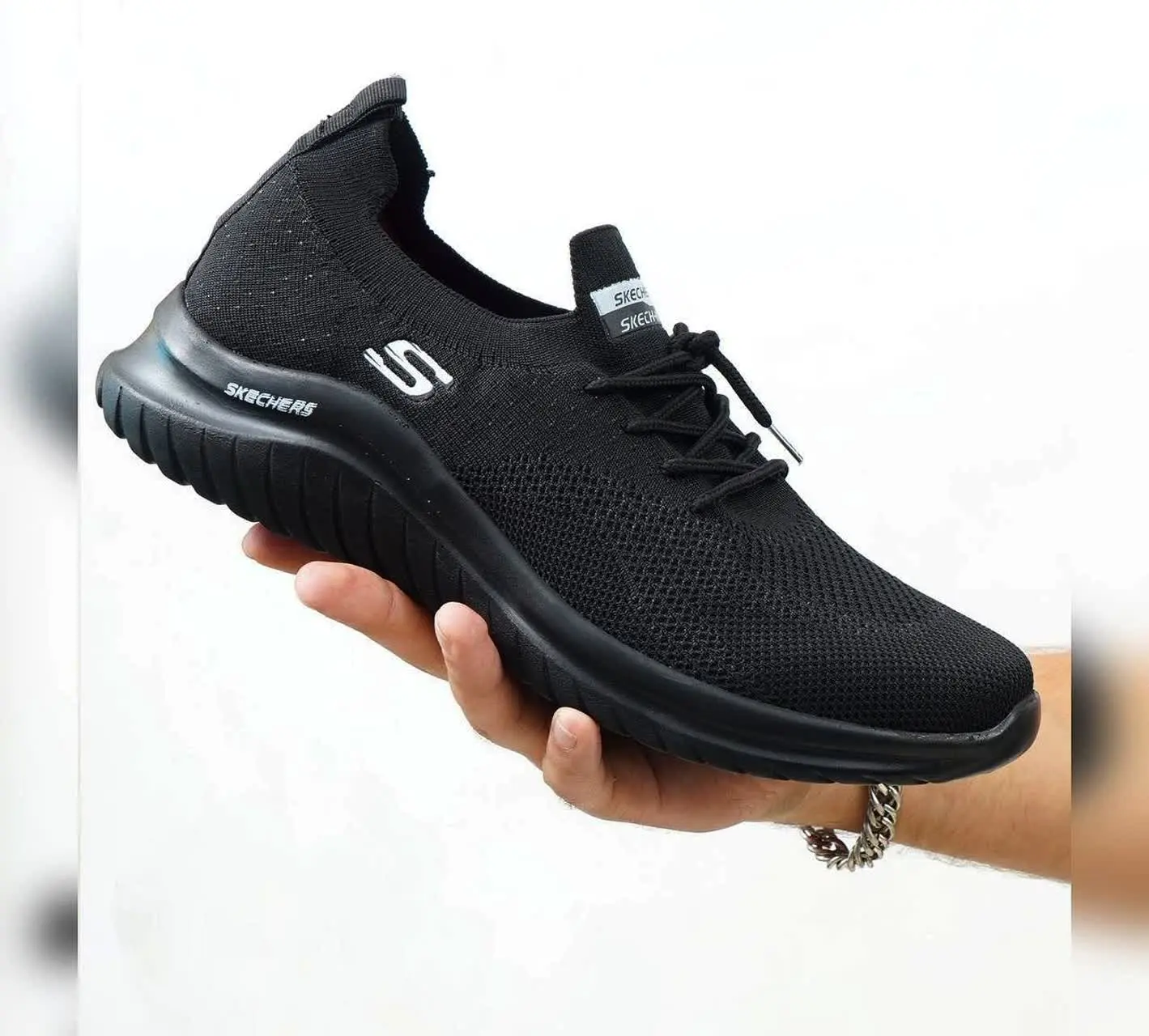 نام: 👟 کتونی مردانه بافتی مدل اسکیچرز فلای 😍