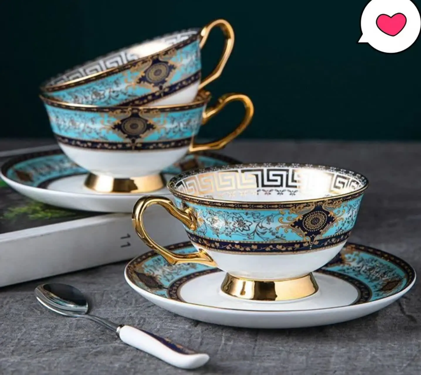 فنجان نعلبکی چایخوری جفتی