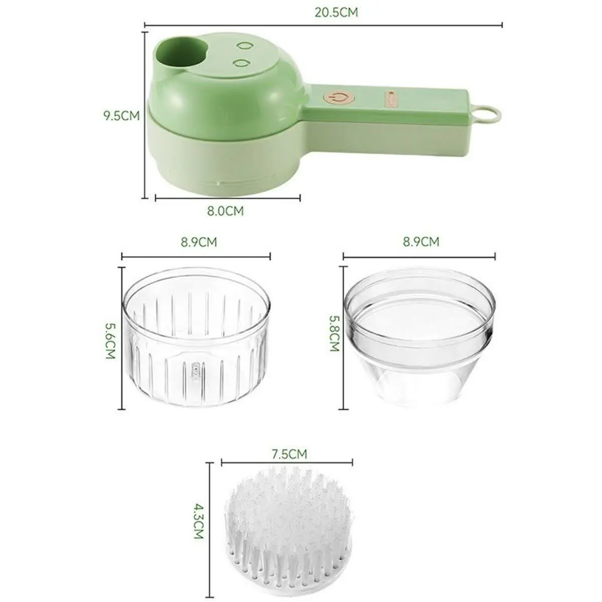 🏆سبزی خردکن چند کاره شارژی Food Chopper