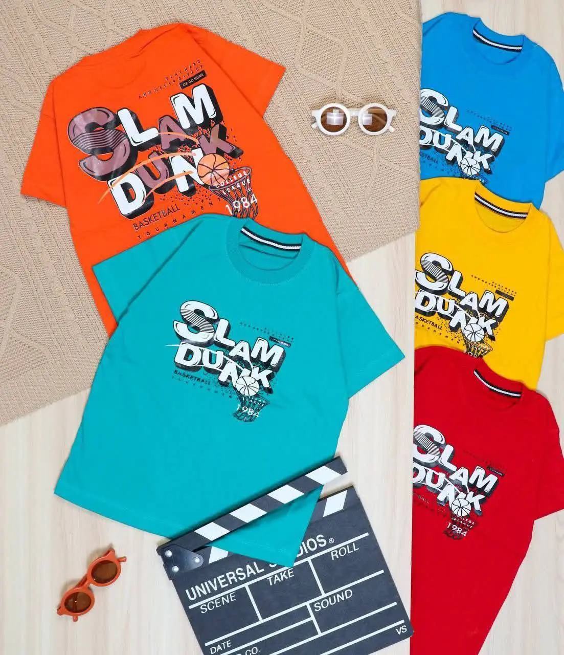 👫تیشرت پسرانه چاپ SLAM DUNK👫