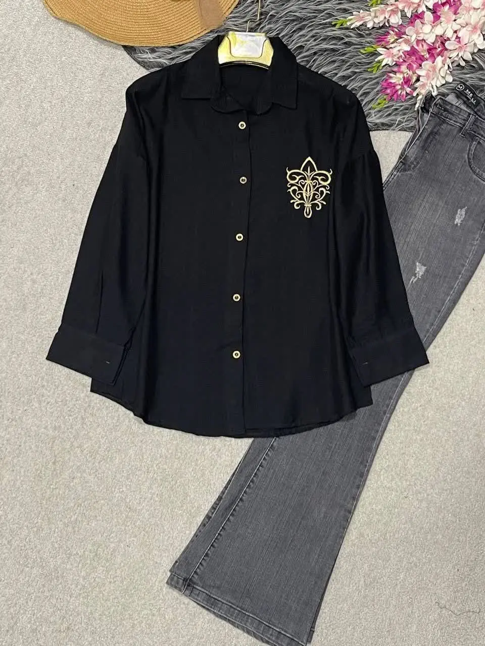 🛍نام: تونیک گلدوزی مهنا🌱