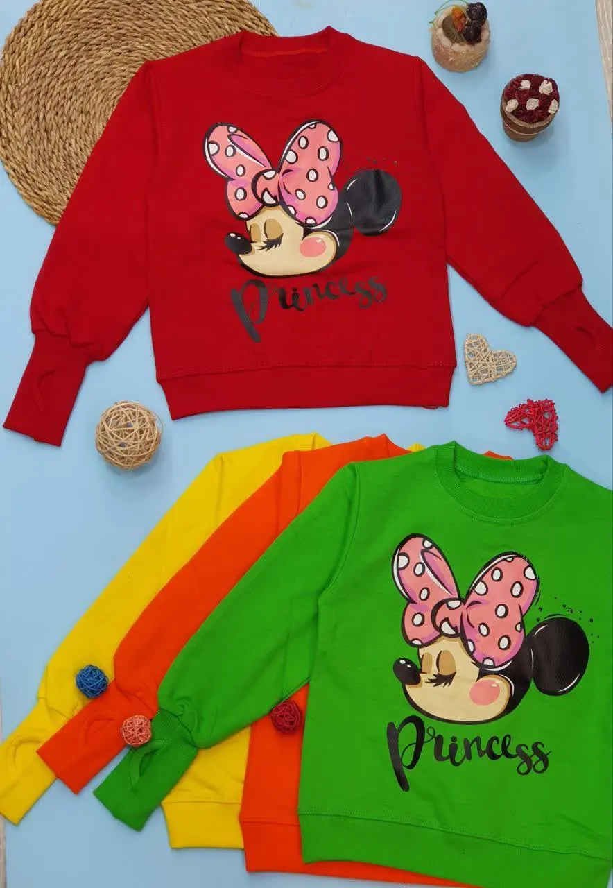 👕بلوز تک دخترانه فینگردار میکی موس