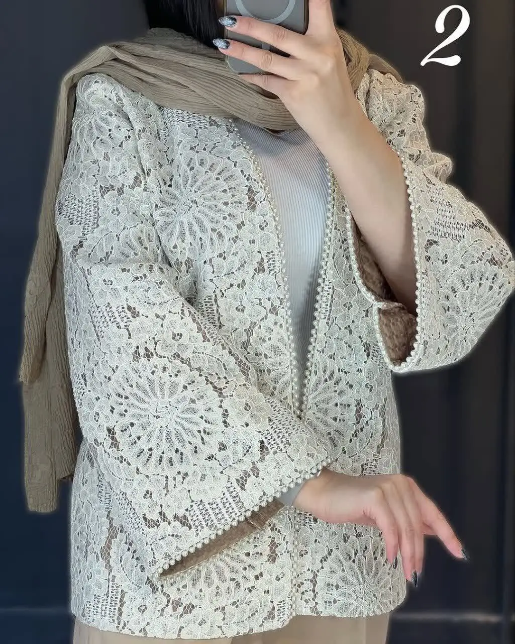 🌷نام: ست مانتو شلوار گندم