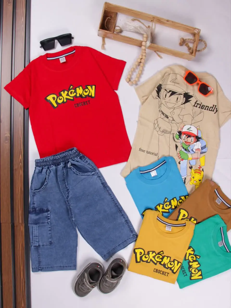 💢تیشرت شلوارک لی Pokemon💢