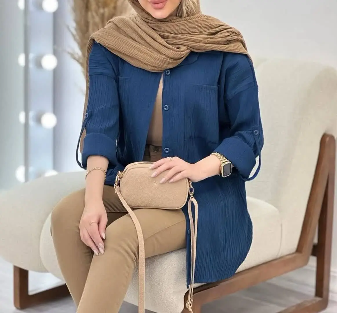 🛍نام: تونیک مانتویی ایوا 🌱