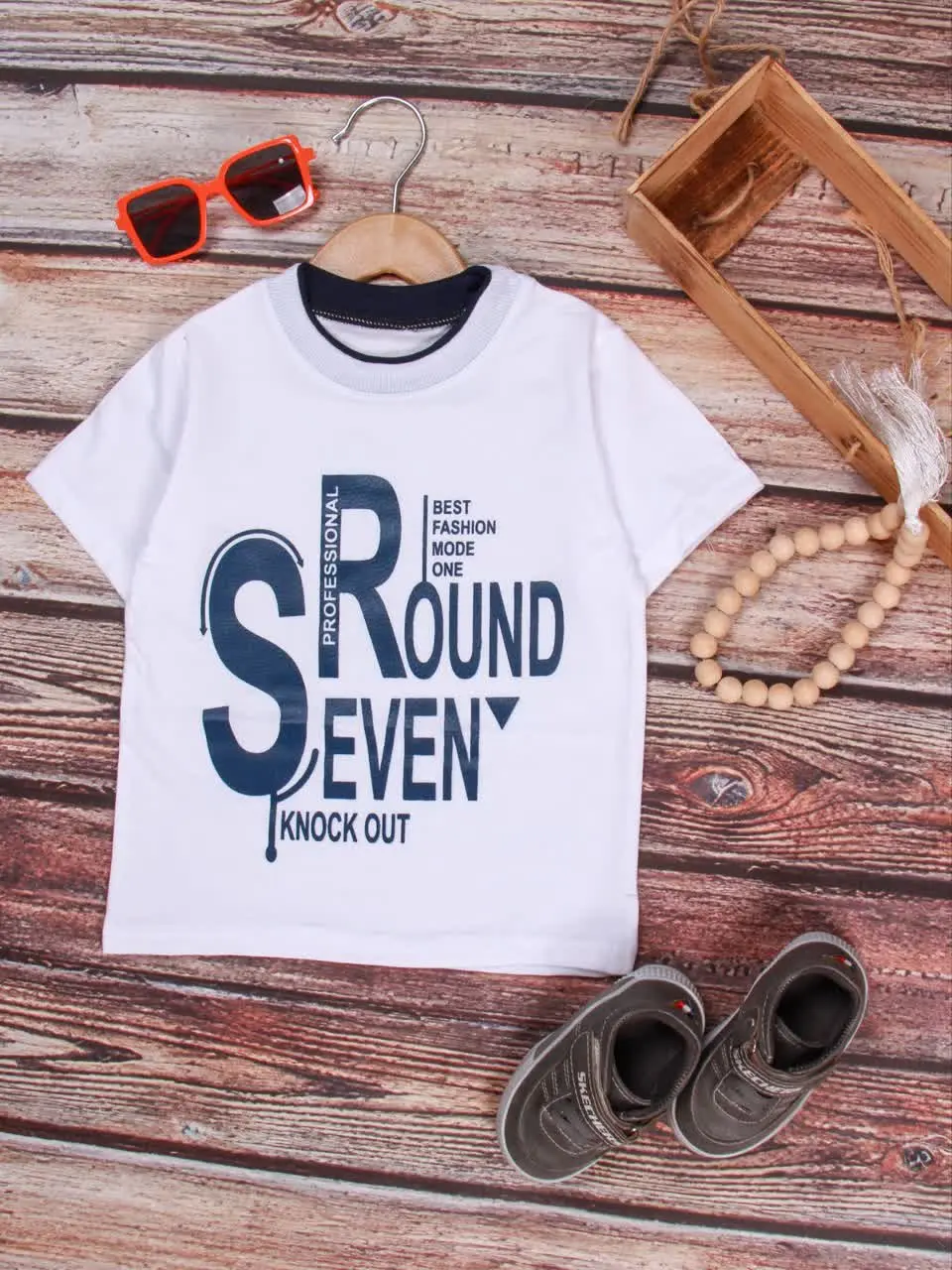 💢تیشرت سفید SROUND💢